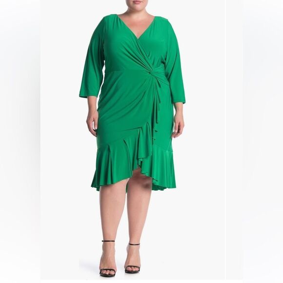 Ruffle‎ Hem Dress - Picture 1 of 8